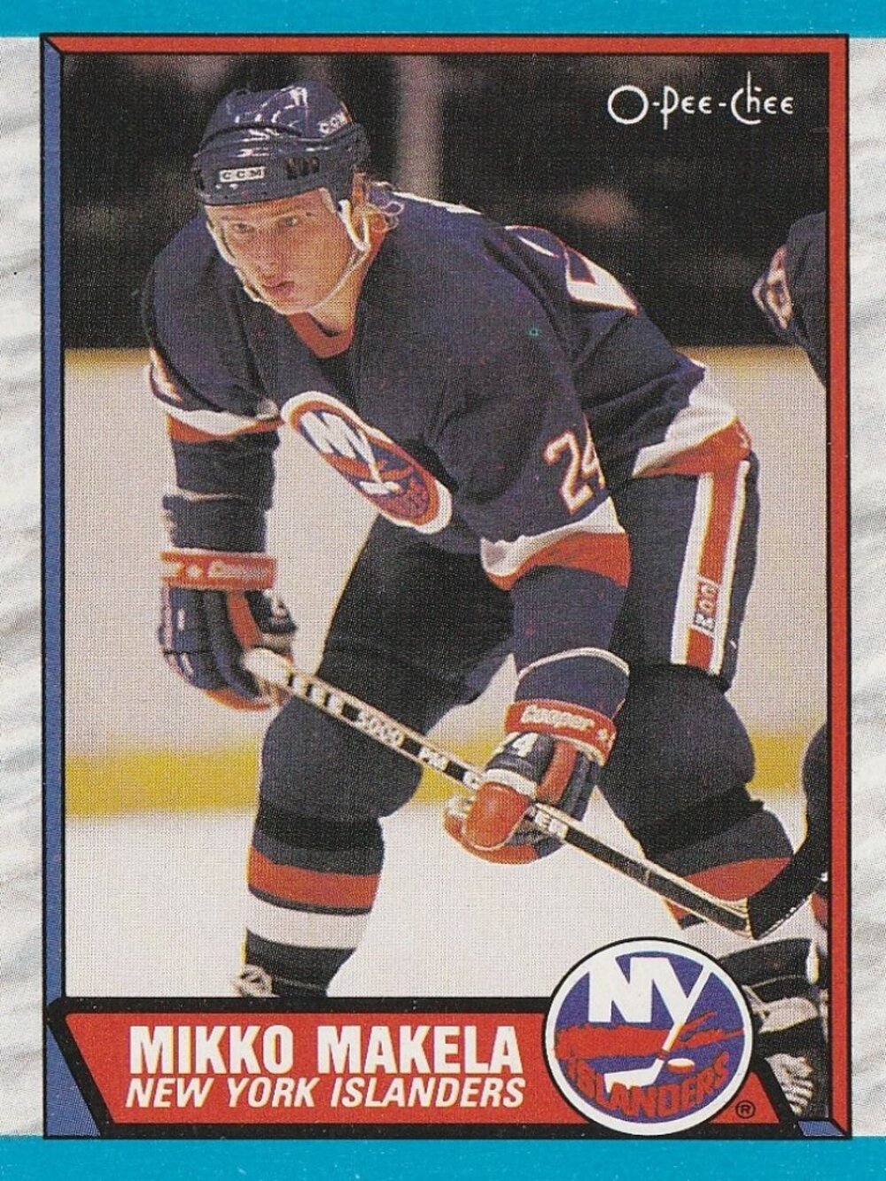 Mikko Makela - 1989 O Pee Chee Hockey Card
